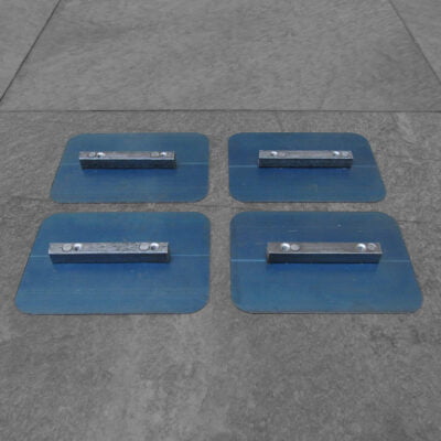 Set Aspas Acero Azul Alisadora Eléctrica 50cm<br><br><br><p class="carrosel_style">TZH002-L</p> - Imagen 5